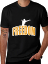 Freedom Independent Equal Rights For Woman Lightweight Cotton T-Shirt – Daily Comfort Graphic Shirt