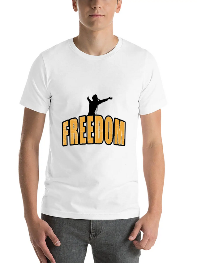 Freedom Independent Equal Rights For Woman Lightweight Cotton T-Shirt – Daily Comfort Graphic Shirt