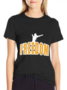 Freedom Independent Equal Rights For Woman Lightweight Cotton T-Shirt – Daily Comfort Graphic Shirt