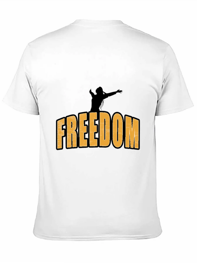 Freedom Independent Equal Rights For Woman Lightweight Cotton T-Shirt – Daily Comfort Graphic Shirt