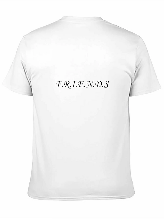Friends. Lightweight Cotton T-Shirt – Daily Comfort Graphic Shirt