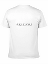 Friends. Lightweight Cotton T-Shirt – Daily Comfort Graphic Shirt