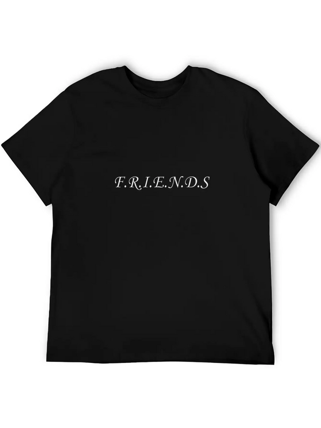 Friends. Lightweight Cotton T-Shirt – Daily Comfort Graphic Shirt