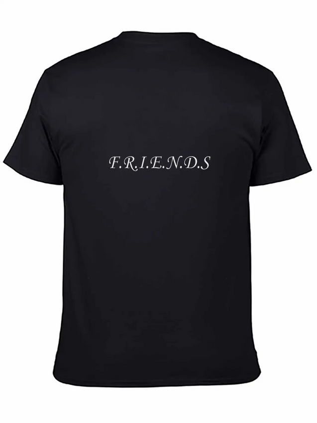 Friends. Lightweight Cotton T-Shirt – Daily Comfort Graphic Shirt