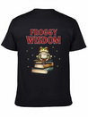 Froggy Wisdom Lightweight Cotton T-Shirt – Daily Comfort Graphic Shirt