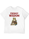 Froggy Wisdom Lightweight Cotton T-Shirt – Daily Comfort Graphic Shirt