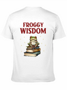 Froggy Wisdom Lightweight Cotton T-Shirt – Daily Comfort Graphic Shirt