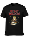 Froggy Wisdom Lightweight Cotton T-Shirt – Daily Comfort Graphic Shirt