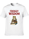 Froggy Wisdom Lightweight Cotton T-Shirt – Daily Comfort Graphic Shirt