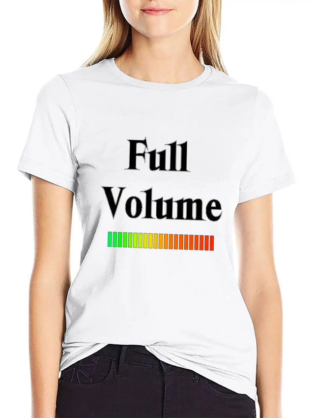 Full Volume Lightweight Cotton T-Shirt – Daily Comfort Graphic Shirt
