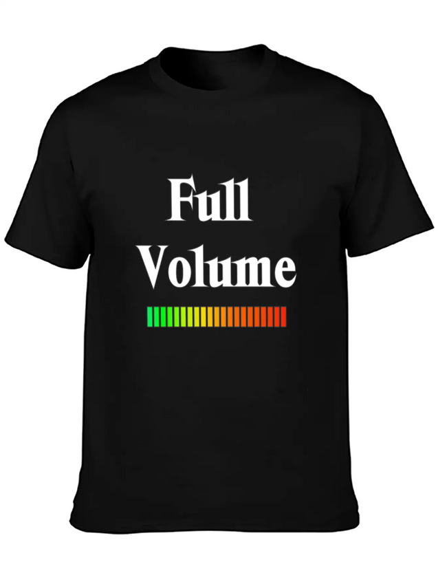 Full Volume Lightweight Cotton T-Shirt – Daily Comfort Graphic Shirt