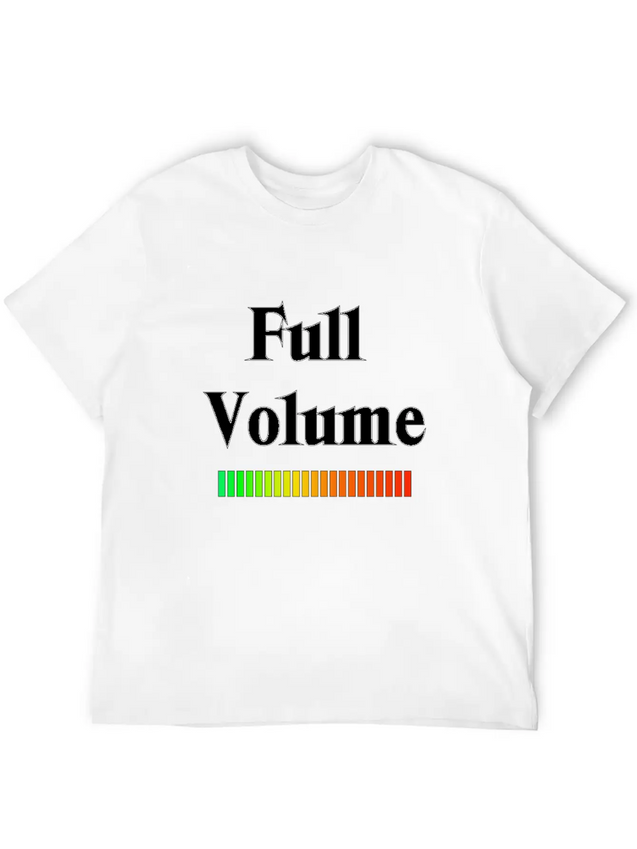 Full Volume Lightweight Cotton T-Shirt – Daily Comfort Graphic Shirt