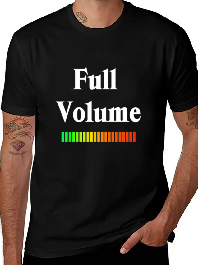 Full Volume Lightweight Cotton T-Shirt – Daily Comfort Graphic Shirt