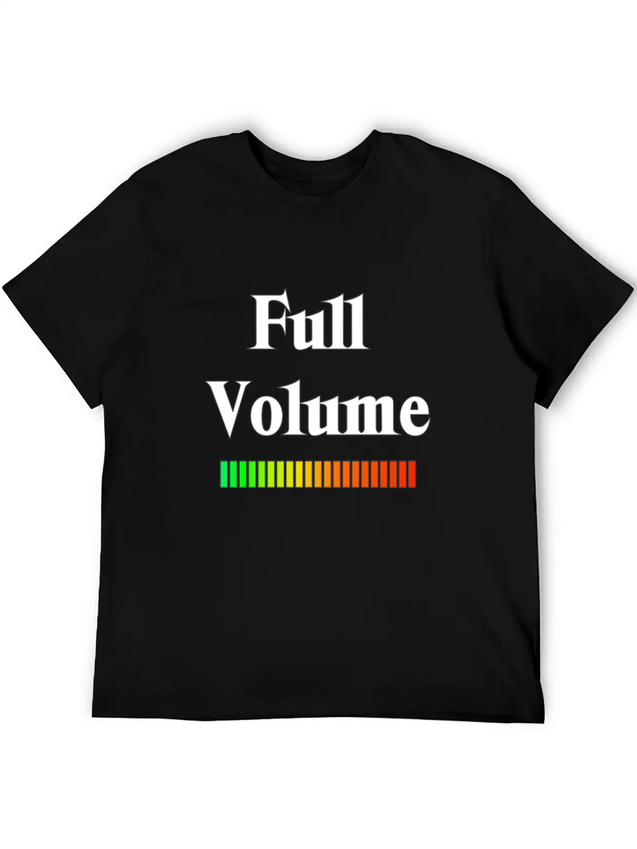 Full Volume Lightweight Cotton T-Shirt – Daily Comfort Graphic Shirt