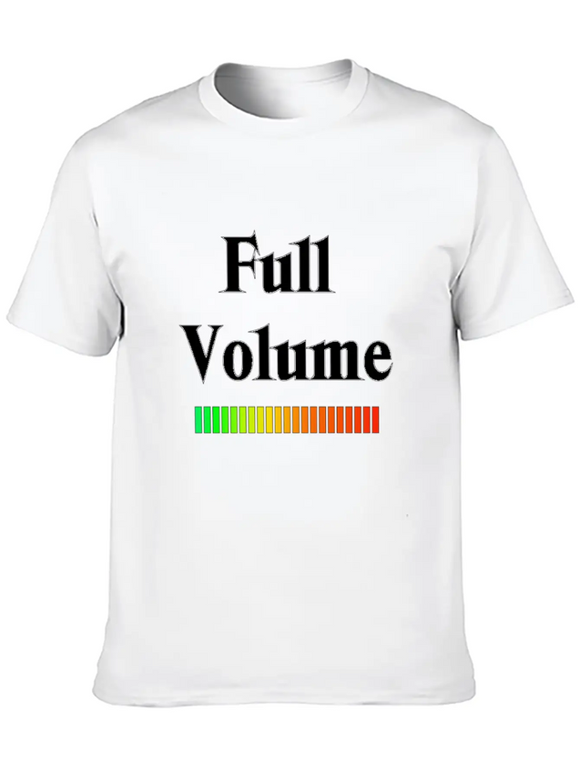 Full Volume Lightweight Cotton T-Shirt – Daily Comfort Graphic Shirt
