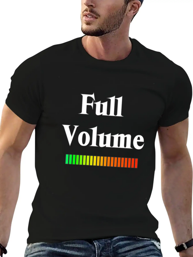 Full Volume Lightweight Cotton T-Shirt – Daily Comfort Graphic Shirt