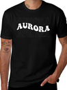 Funny Aurora Groovy 4 Men Women Cool Aurora Tie Lightweight Cotton T-Shirt – Daily Comfort Graphic Shirt