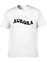 Funny Aurora Groovy 4 Men Women Cool Aurora Tie Lightweight Cotton T-Shirt – Daily Comfort Graphic Shirt