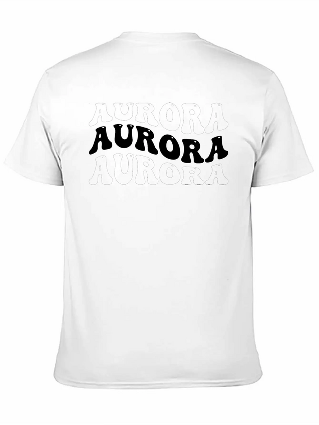 Funny Aurora Groovy 4 Men Women Cool Aurora Tie Lightweight Cotton T-Shirt – Daily Comfort Graphic Shirt