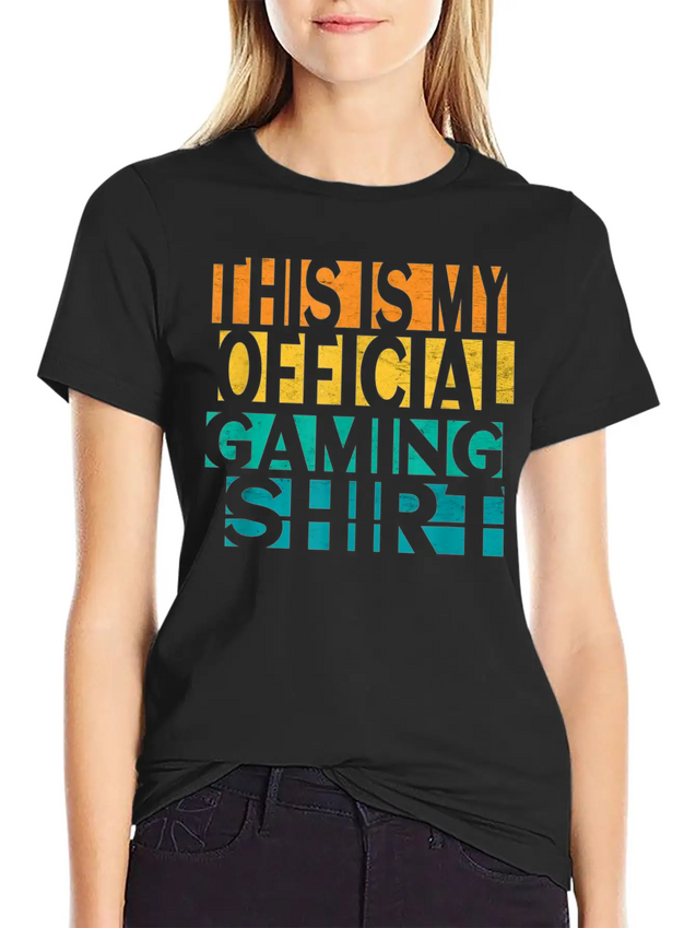 Funny Gaming Or Gaming Gift For Gamers Videogamer Lightweight Cotton T-Shirt – Daily Comfort Graphic Shirt