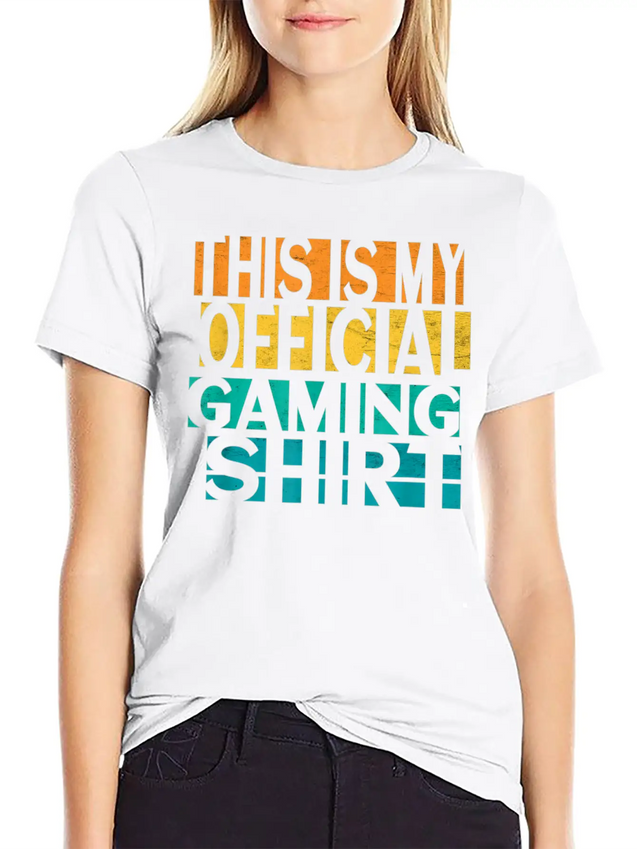 Funny Gaming Or Gaming Gift For Gamers Videogamer Lightweight Cotton T-Shirt – Daily Comfort Graphic Shirt