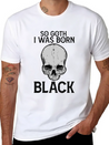 Funny Gothic Skull Lightweight Cotton T-Shirt – Daily Comfort Graphic Shirt
