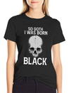 Funny Gothic Skull Lightweight Cotton T-Shirt – Daily Comfort Graphic Shirt
