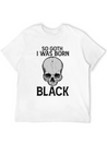 Funny Gothic Skull Lightweight Cotton T-Shirt – Daily Comfort Graphic Shirt