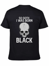Funny Gothic Skull Lightweight Cotton T-Shirt – Daily Comfort Graphic Shirt
