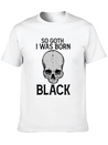 Funny Gothic Skull Lightweight Cotton T-Shirt – Daily Comfort Graphic Shirt