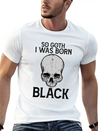 Funny Gothic Skull Lightweight Cotton T-Shirt – Daily Comfort Graphic Shirt