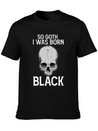 Funny Gothic Skull Lightweight Cotton T-Shirt – Daily Comfort Graphic Shirt