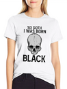 Funny Gothic Skull Lightweight Cotton T-Shirt – Daily Comfort Graphic Shirt