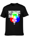 Funny Graphic Design Unisex Shirt Notorious RGB Lightweight Cotton T-Shirt – Daily Comfort Graphic Shirt