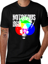 Funny Graphic Design Unisex Shirt Notorious RGB Lightweight Cotton T-Shirt – Daily Comfort Graphic Shirt
