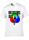 Funny Graphic Design Unisex Shirt Notorious RGB Lightweight Cotton T-Shirt – Daily Comfort Graphic Shirt