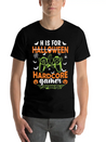 Funny Halloween Costume H Is Hardcore Gamer Lightweight Cotton T-Shirt – Daily Comfort Graphic Shirt