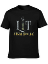 Funny Lit Burning Sage Smudge Witch Halloween Lightweight Cotton T-Shirt – Daily Comfort Graphic Shirt
