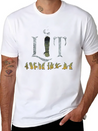 Funny Lit Burning Sage Smudge Witch Halloween Lightweight Cotton T-Shirt – Daily Comfort Graphic Shirt