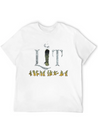Funny Lit Burning Sage Smudge Witch Halloween Lightweight Cotton T-Shirt – Daily Comfort Graphic Shirt