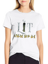 Funny Lit Burning Sage Smudge Witch Halloween Lightweight Cotton T-Shirt – Daily Comfort Graphic Shirt