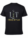Funny Lit Burning Sage Smudge Witch Halloween Lightweight Cotton T-Shirt – Daily Comfort Graphic Shirt