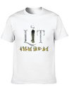 Funny Lit Burning Sage Smudge Witch Halloween Lightweight Cotton T-Shirt – Daily Comfort Graphic Shirt
