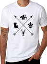 Funny Mardi Grass Arrow Jester Hat Crawfish Gifts Lightweight Cotton T-Shirt – Daily Comfort Graphic Shirt