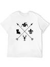 Funny Mardi Grass Arrow Jester Hat Crawfish Gifts Lightweight Cotton T-Shirt – Daily Comfort Graphic Shirt