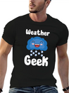 Funny Meteorology Meteorologist Weather Lover Lightweight Cotton T-Shirt – Daily Comfort Graphic Shirt