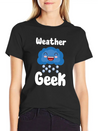 Funny Meteorology Meteorologist Weather Lover Lightweight Cotton T-Shirt – Daily Comfort Graphic Shirt
