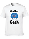 Funny Meteorology Meteorologist Weather Lover Lightweight Cotton T-Shirt – Daily Comfort Graphic Shirt