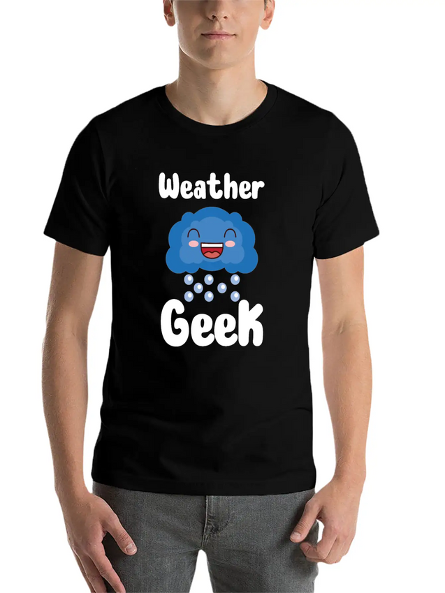 Funny Meteorology Meteorologist Weather Lover Lightweight Cotton T-Shirt – Daily Comfort Graphic Shirt