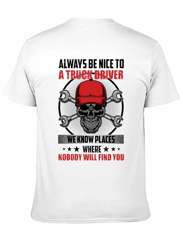 Funny Trucks Lovers - Truck Drivers - Truck Driver Lightweight Cotton T-Shirt – Daily Comfort Graphic Shirt